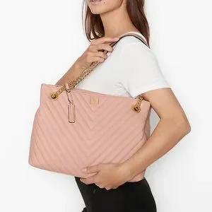 Victoria s Secret Bags Summer Sale Authentic Victorias Secret Chevron Tote Bag Sold Out Poshmark